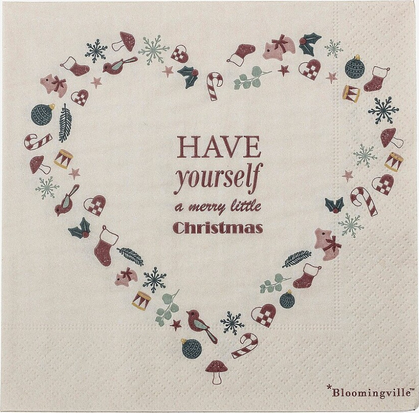 Serviett Paia, 20-pk - Flerfarget