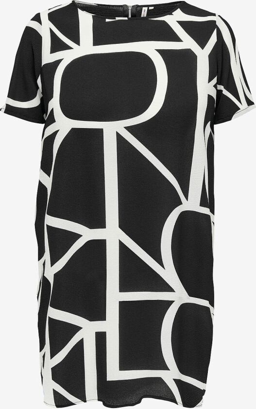 Kjole carLux SS Tunic Dress Wvn - Svart