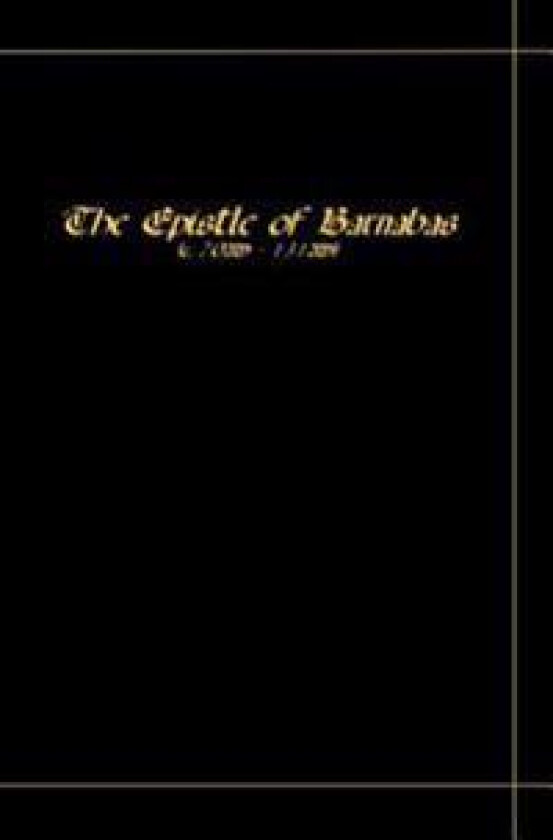 The Epistle of Barnabas