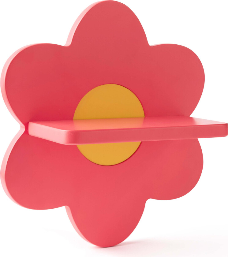 Bilde av Hylle Blomst, Rosa - Hyller & Skap - Tre