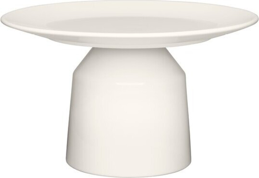Solare høyt serveringsfat 24x14 cm hvit