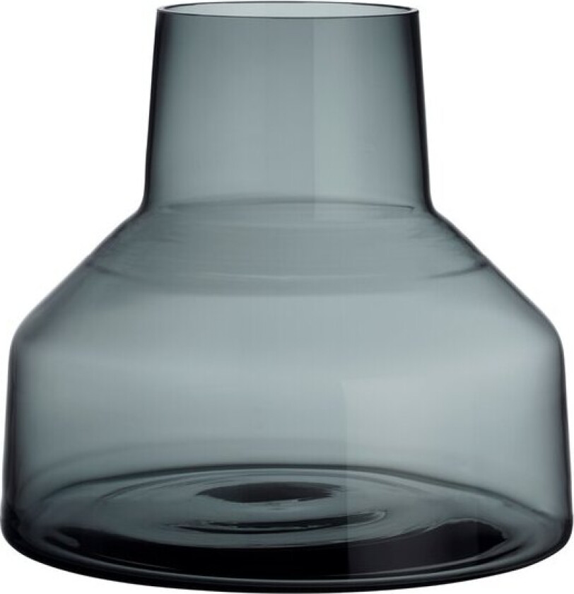 Solare lav vase 22x20 cm stålgrå