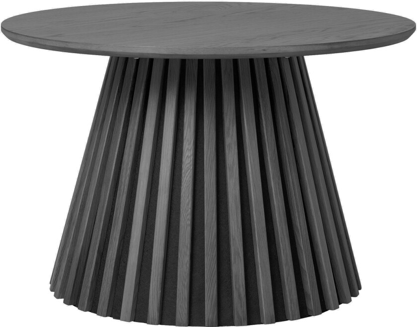 HOUSE NORDIC Osaka Coffee Table - Sofabord, eikefinér, svart ø70x45 cm