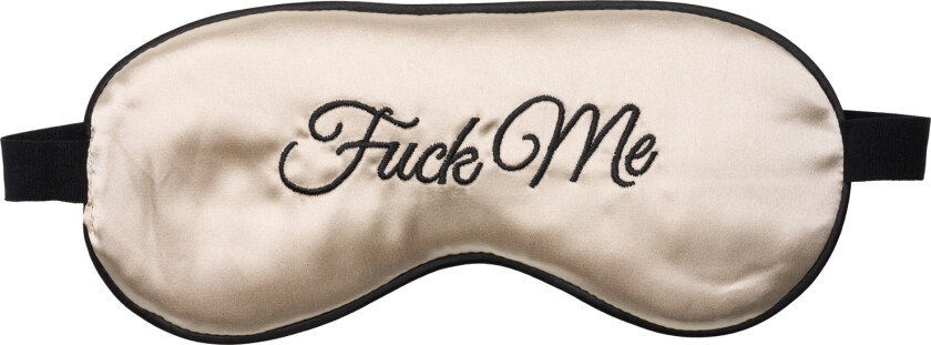 Fuck Me/Fuck You Blindfold - Sølv - One Size