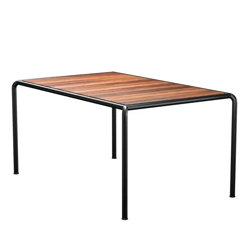 AVANTI Spisebord 153x98 cm ask/svart