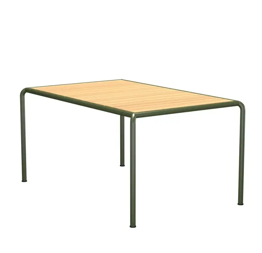 AVANTI Spisebord 153x98 cm furu/olivengrønn