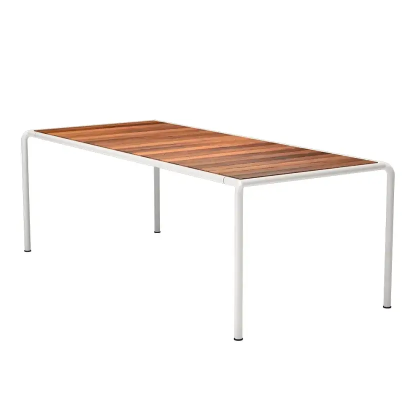 AVANTI Spisebord 222x98 cm ask/hvit