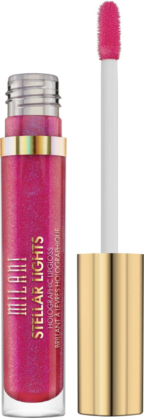 Stellar Light Holographic Lip Gloss Fluorescent Fuchsia