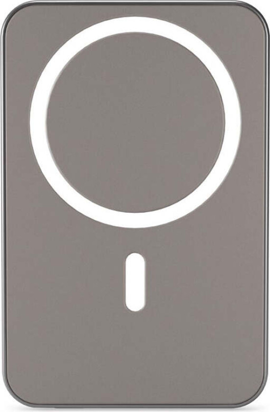 UltraPack 20W Trådløs Power Bank 5000 mAh - MagSafe / Qi2 Kompatibel - Titanium