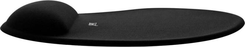 ERGONOMIQUE - Ergonomisk Musmatte m. Armstøtte - Svart