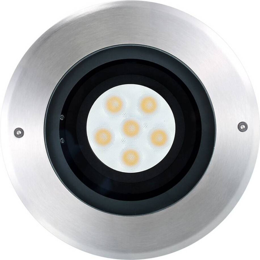 LED-bakkespot Interrata M, Ø 20 cm, IP65