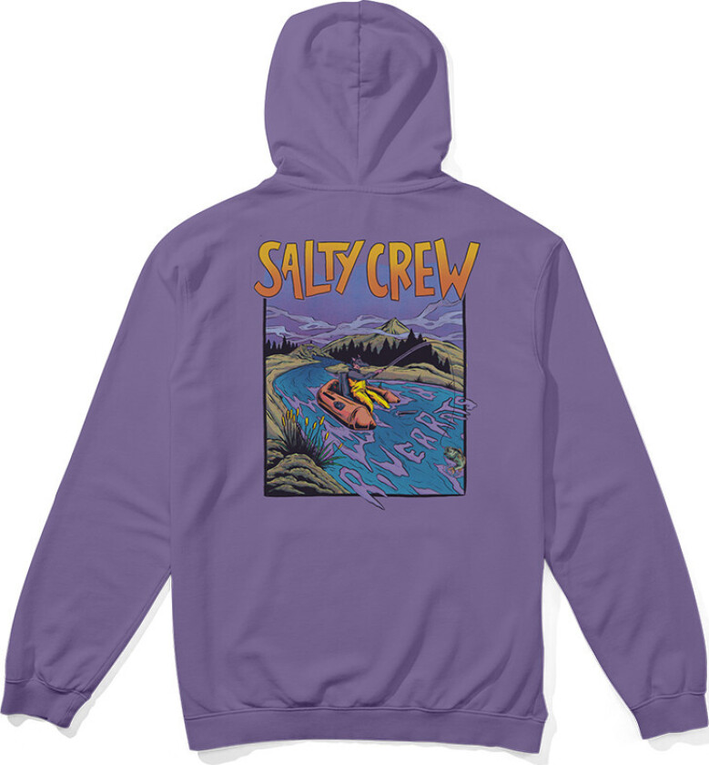 Men's River Rats Hooded Fleece Purple Heart