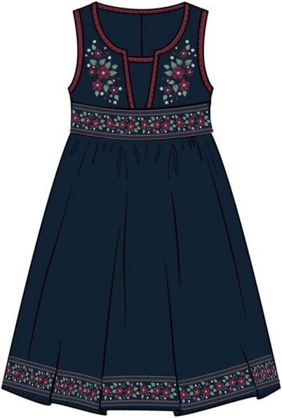 Bilde av Name It Nmftena bunad/festdrakt småbarn, Dark Sapphire/Red