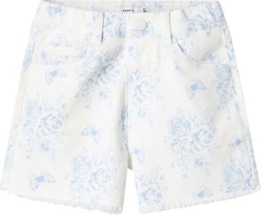 Name It Nkfrose shorts til barn, Bright White