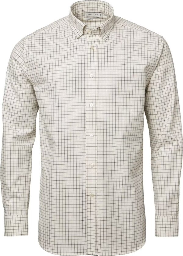 Men's Luton Shirt Stormy Blue Tattersall