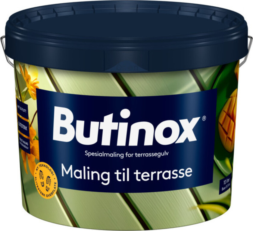 Terrassemaling hvit 9l