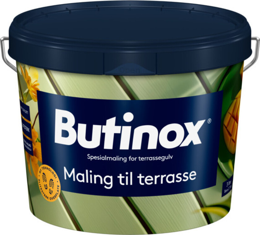Terrassemaling hvit 2,7l