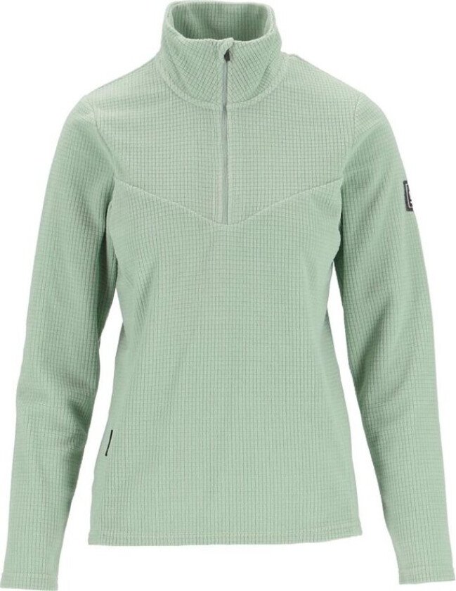 Venture Light Fleece HZ W Green Fog