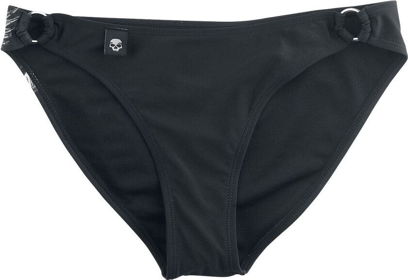 Bikinitruse - Bikini Underdel med Hodeskalle Print - S til XXL - Damer - svart