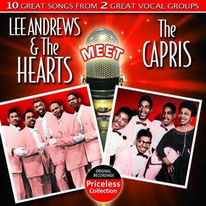 Lee Andrews Lee Andrews & The Hearts Meet The Capris CD