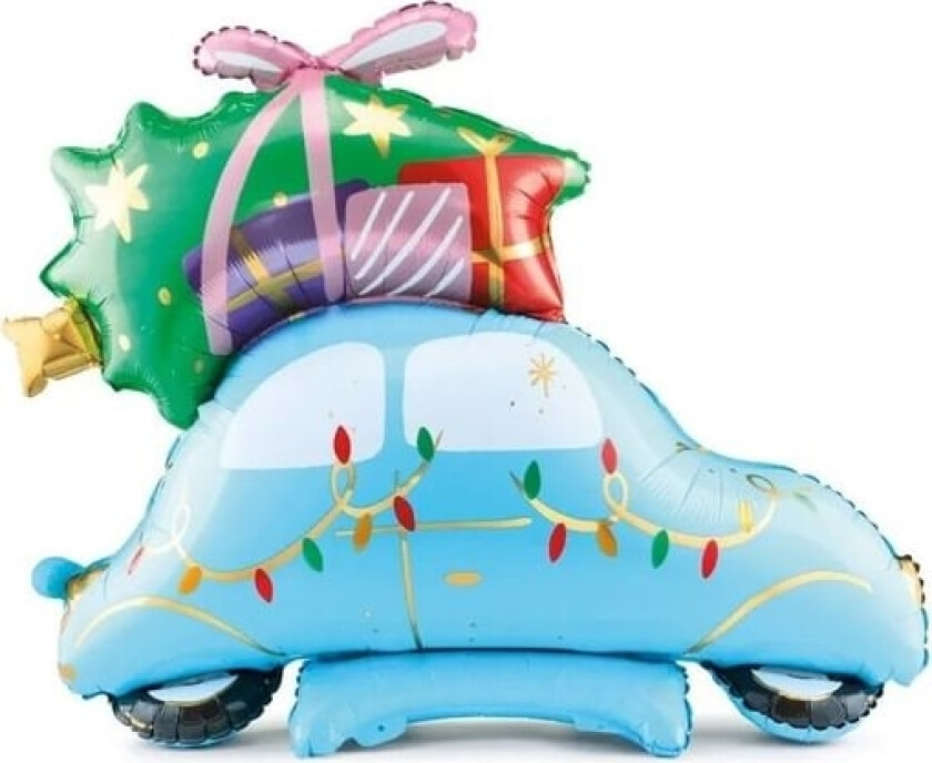 Stående Folieballon, Julebil