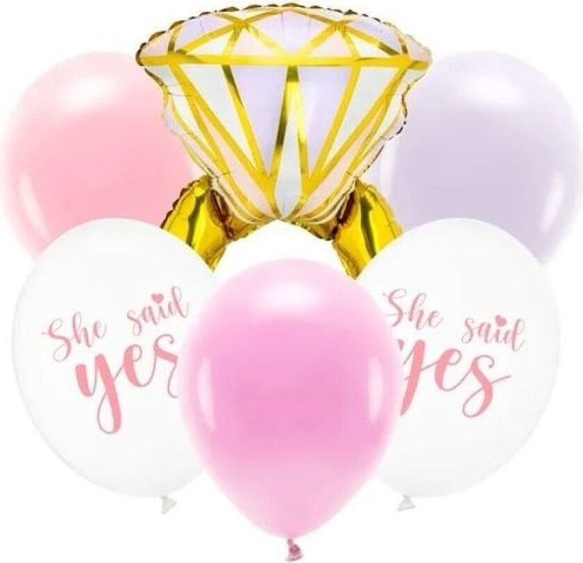 Ballonbuket She Said Yes