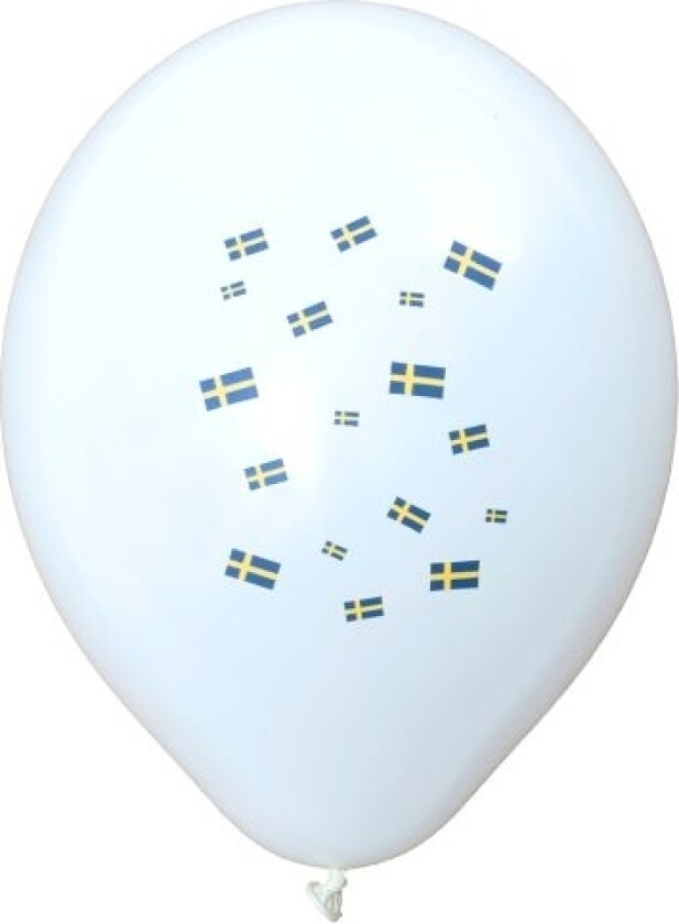 Balloner Med Svenske Flag