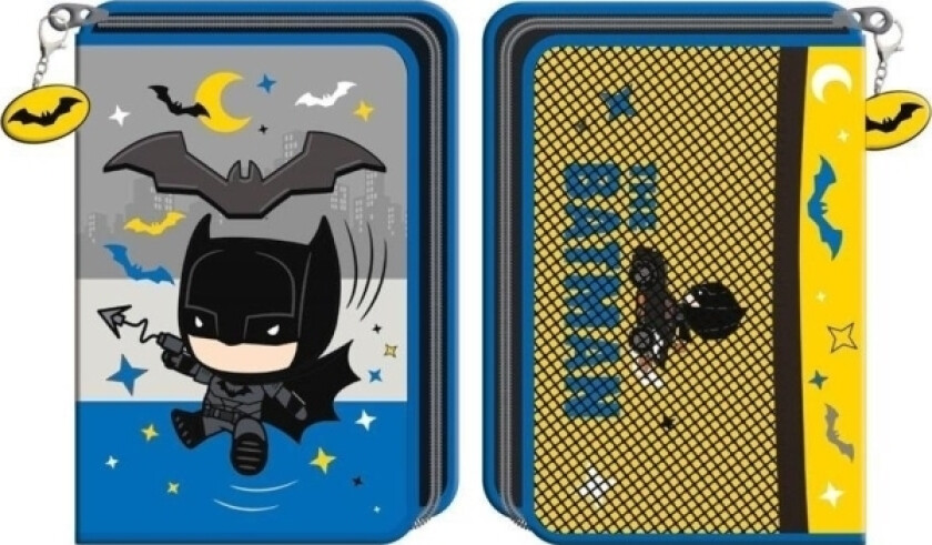 Pencil Case With Accessories 1 Lock Batman