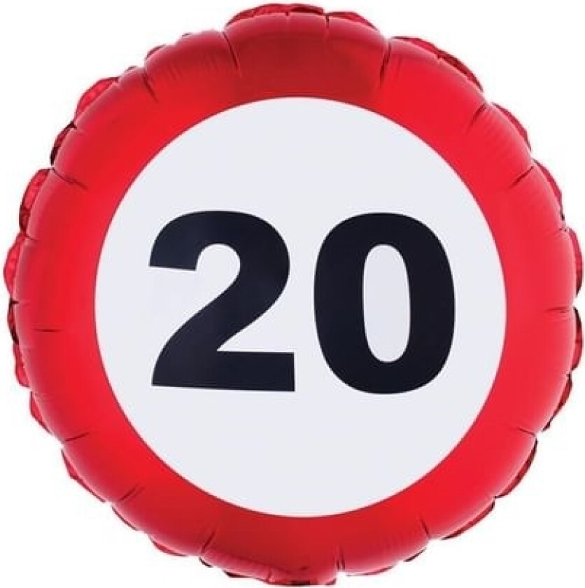 Folieballongtrafikk Skilt 20