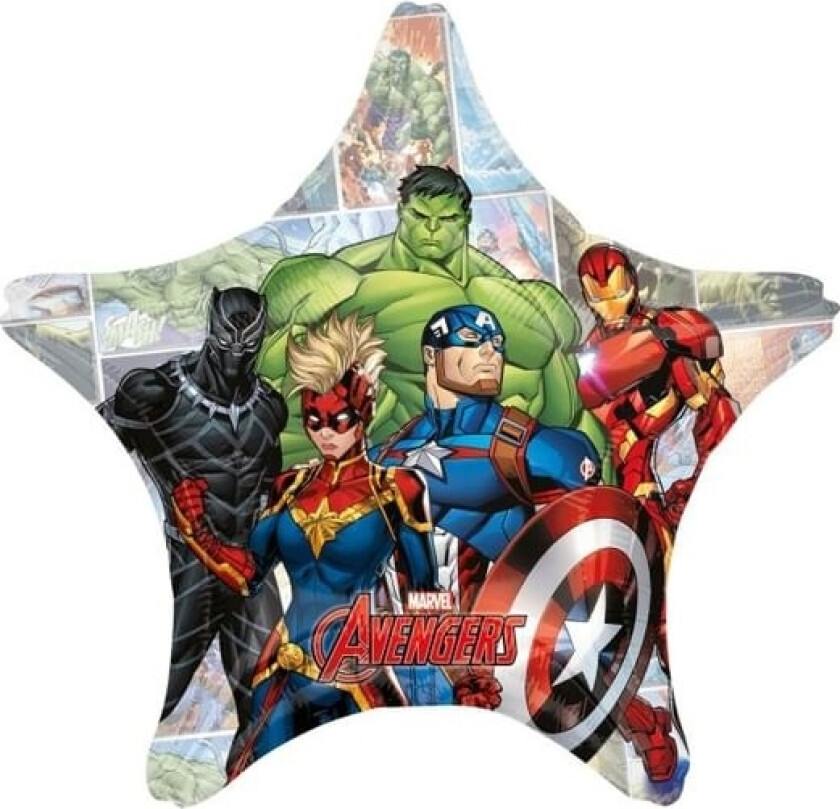 Marvel Avengers Stjerne Folieballon