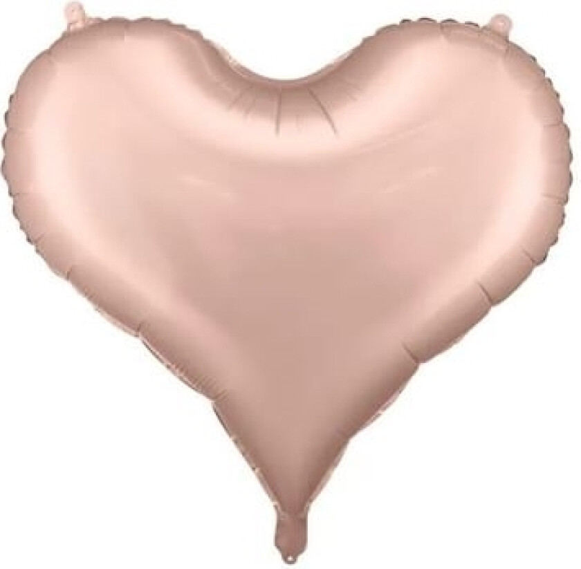 Rose Gold Hjerte Folieballon