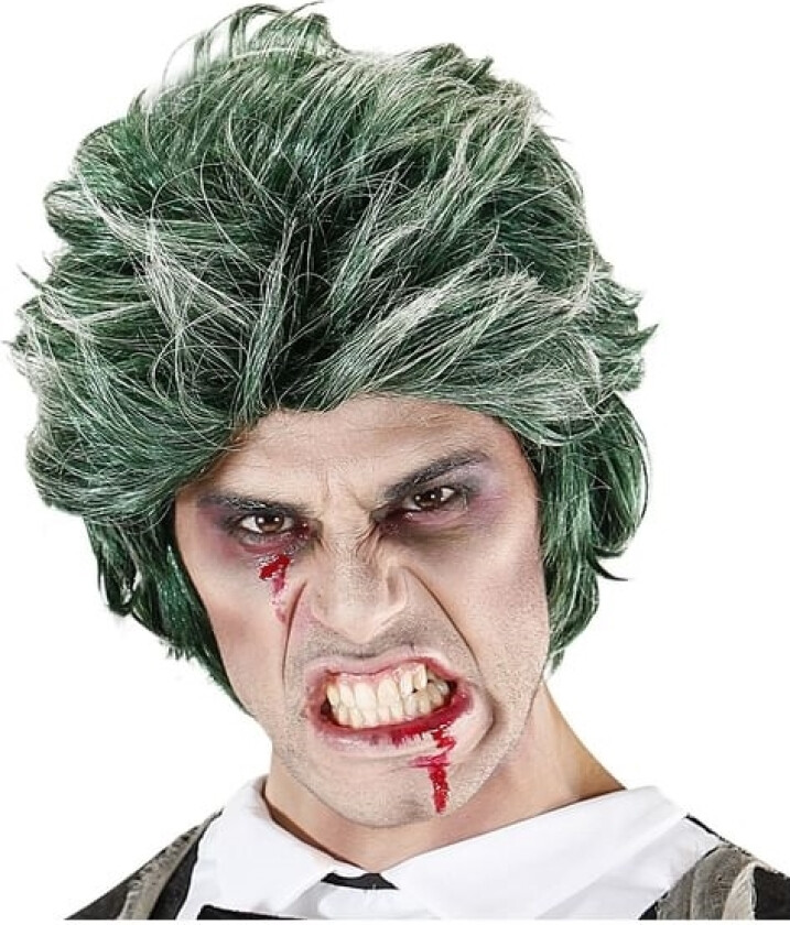 Grå Halloween Paryk