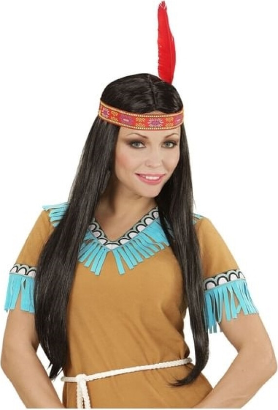 Indianer Paryk Med Bånd