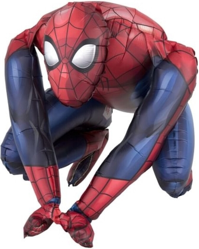 Folieballon Siddende Spiderman