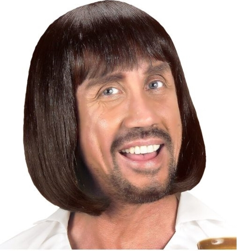 Middelalder Paryk Brun