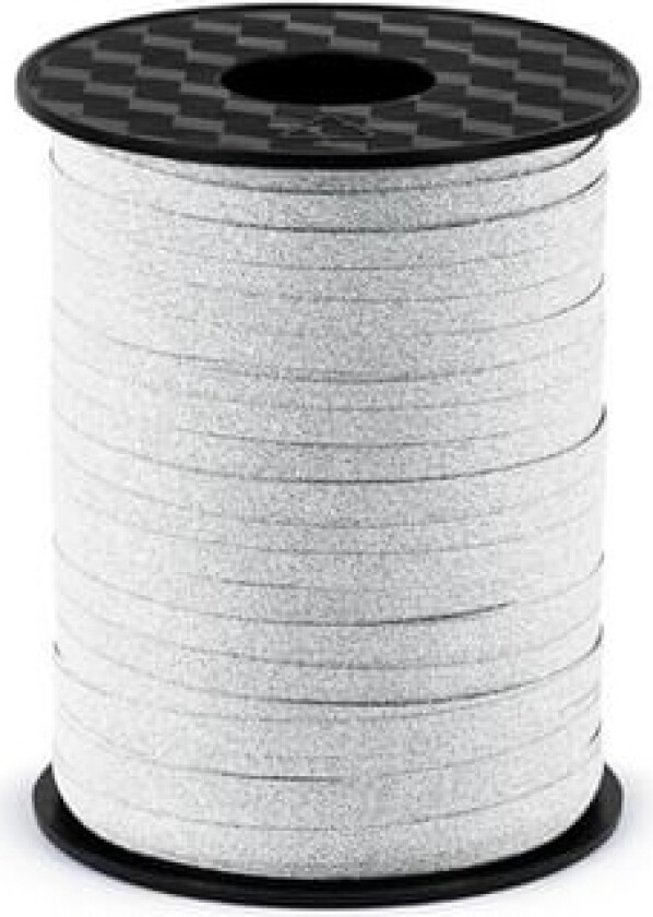 Gavebånd, Sølv Glitter 225M