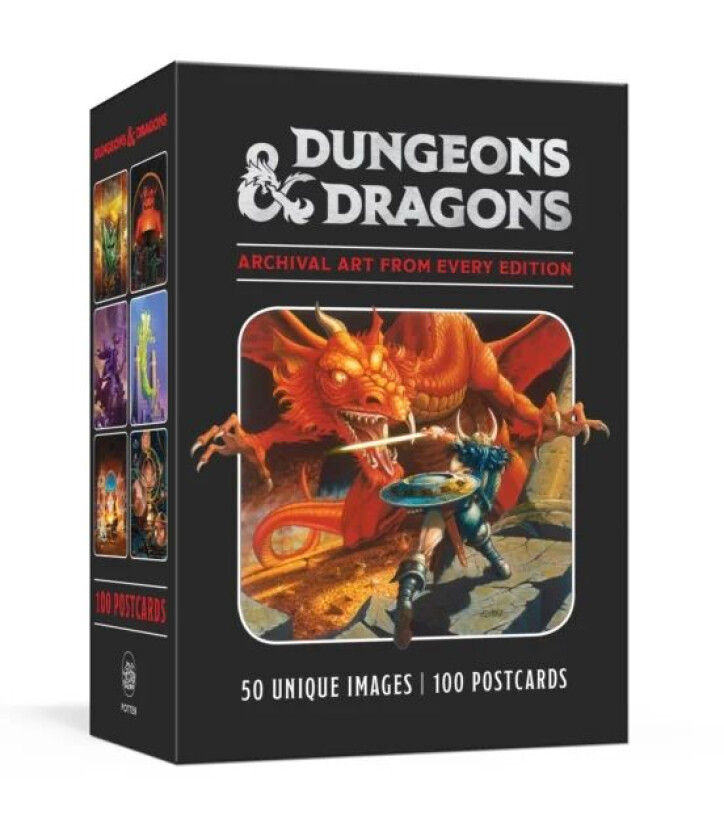 Dungeons & Dragons 100 Postcards: Archival Art from Every Edition av Official Dungeons & Dragons