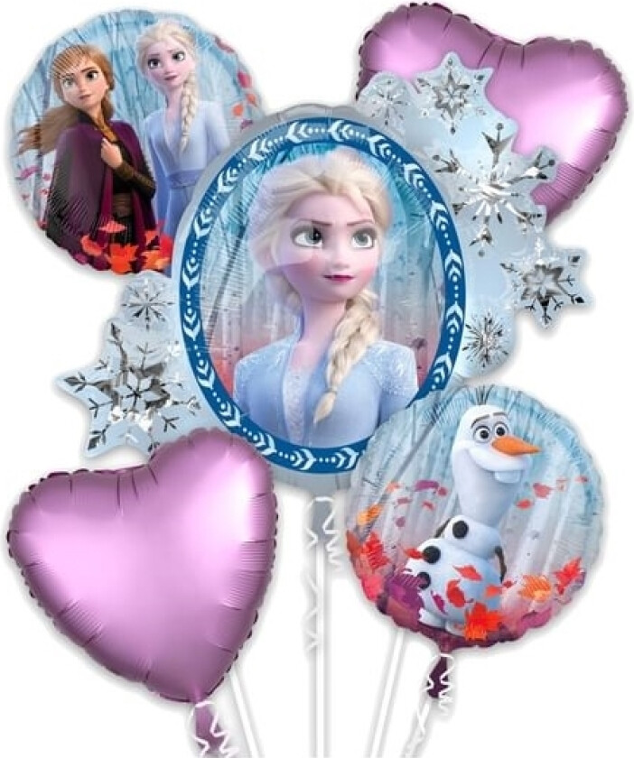 Frost 2 Folieballon Buket