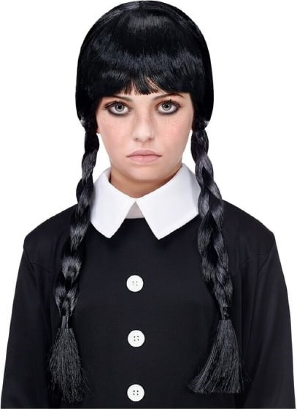 Sort Paryk Med Fletninger, Barn