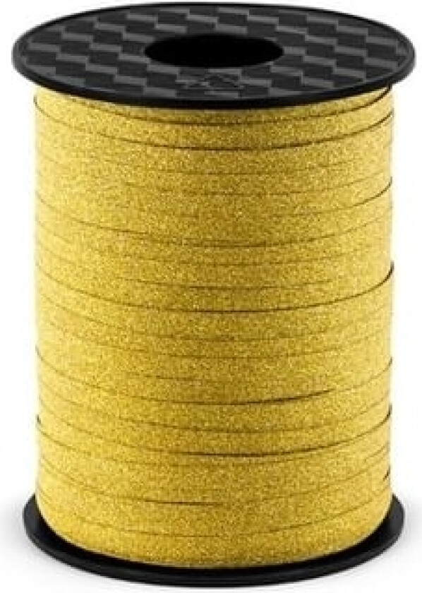Bilde av Gavebånd, Guld Glitter 225M