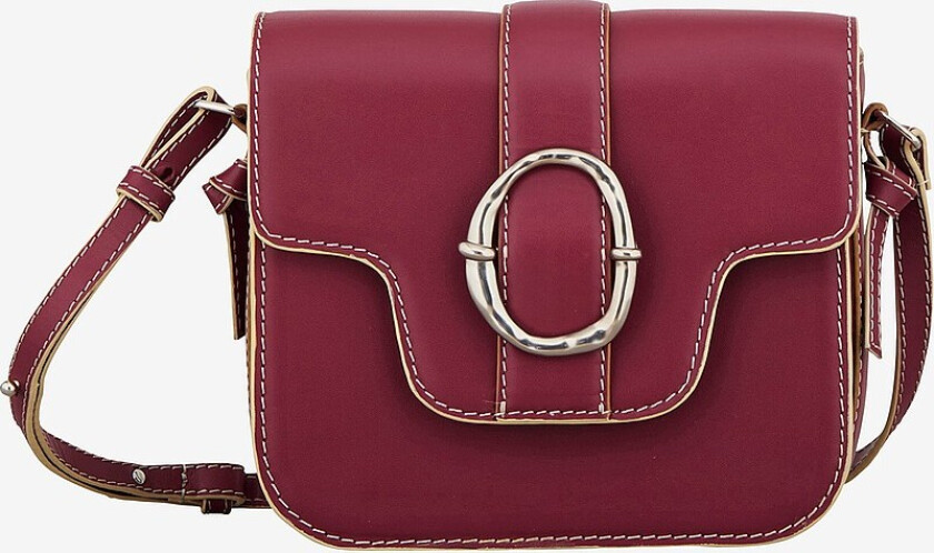 Vesken Glossy Iris Buckle Bag - Rød