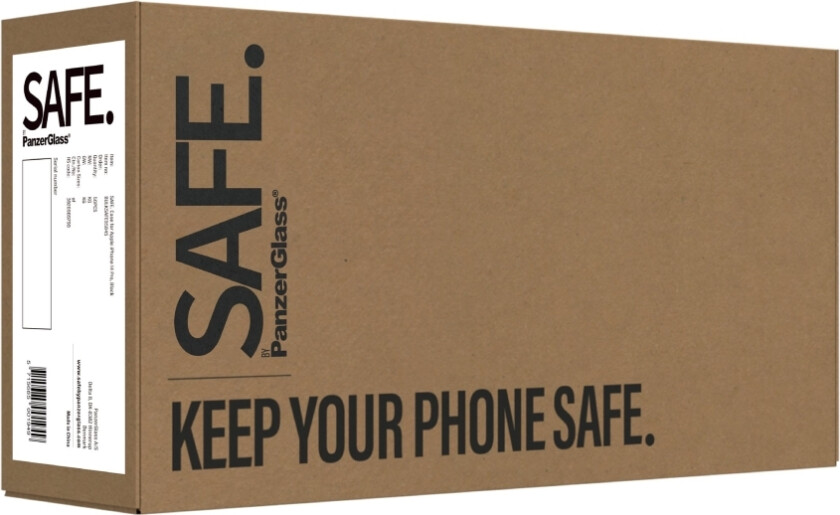 Safe. By Panzerglass - Baksidedeksel For Mobiltelefon - Selvhelbredende Tpu - Svart - For Apple Iphone 14 Pro