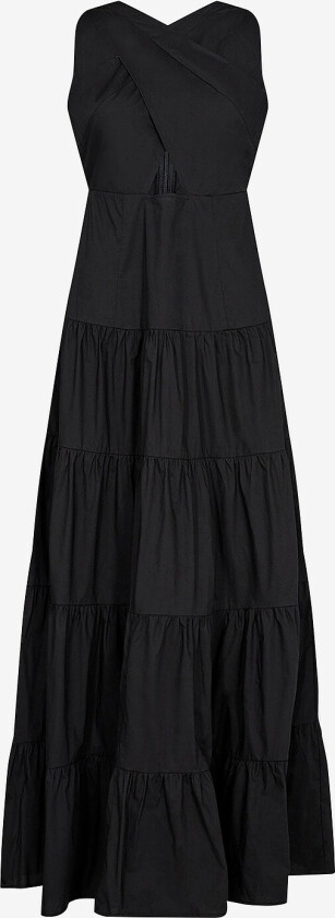 Maxikjole cmPoplin Dress - Svart