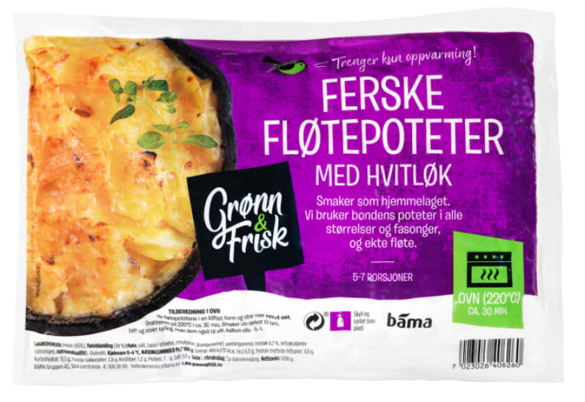 Fløtepotet Hvitløk 1,2kg