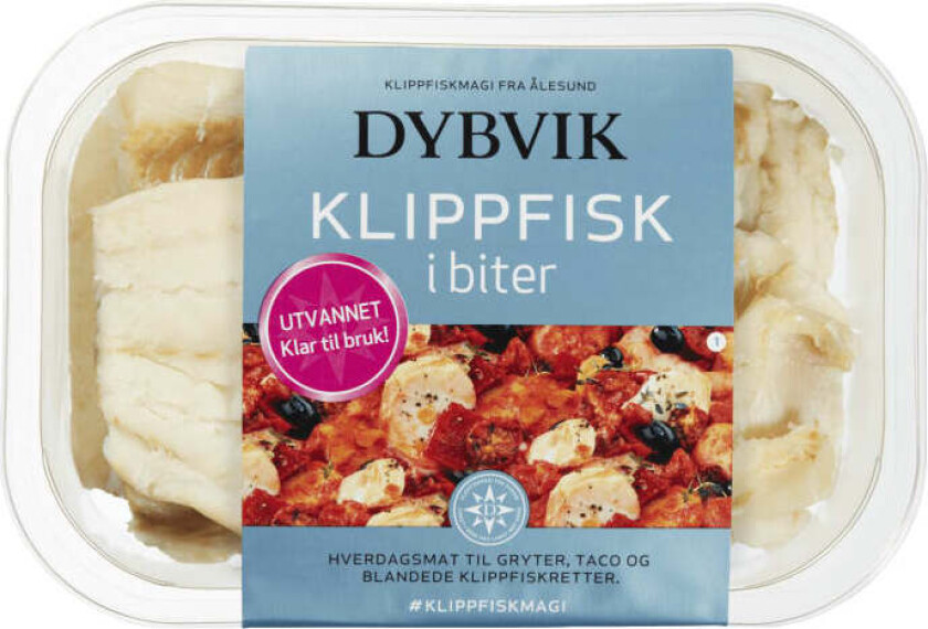 Klippfisk i Biter Utvannet 400g