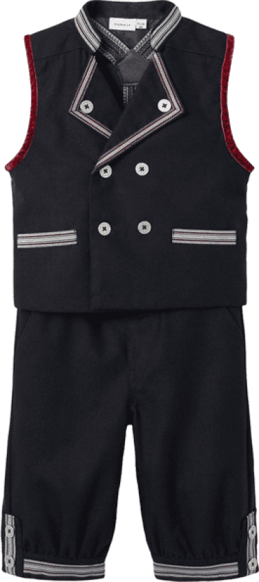 Name It Nmmtrump bunad/festdrakt til småbarn, Dark Sapphire