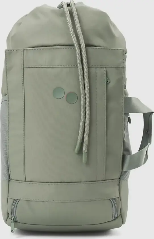 pinqponq Blok Medium Ryggsekk grønn
