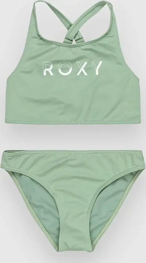 Solid Active Rg Kids Bikini grønn