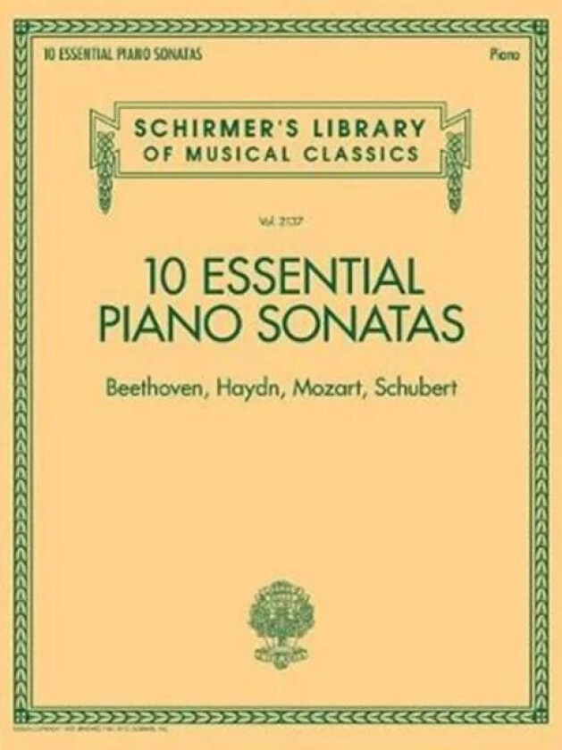 10 Essential Piano Sonatas av Hal Leonard Publishing Corporation