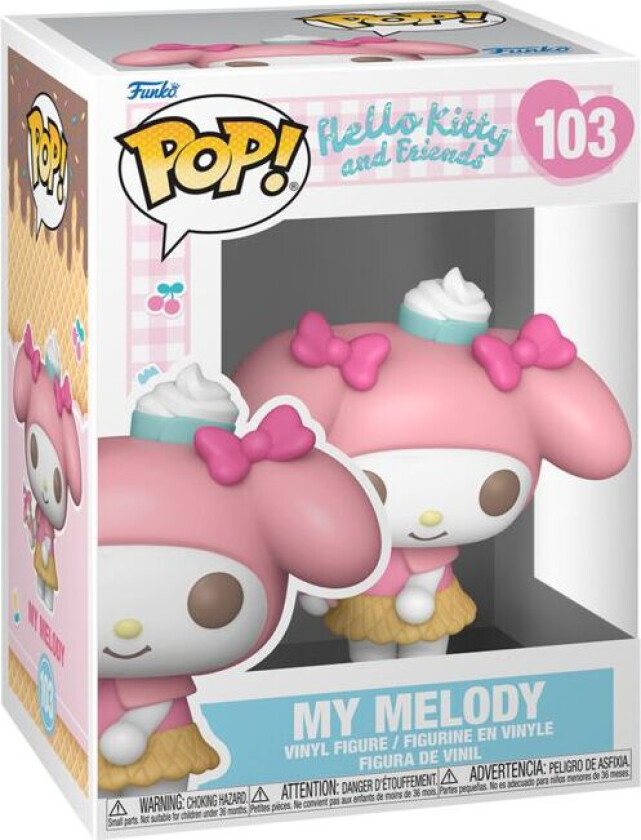 and Friends - My Melody (Ice Cream) Vinylfigur 103 - Funko Pop! - Funko Shop Europe
